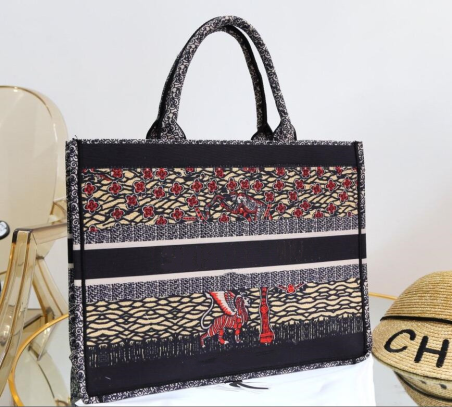 Elegance Fusion: Embroidered Designer Shoulder Bag