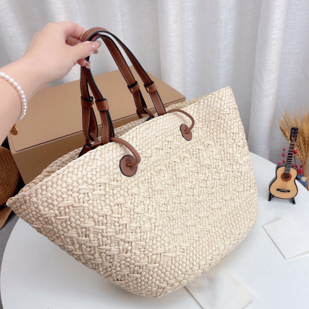 Elegant Linen Beach Tote