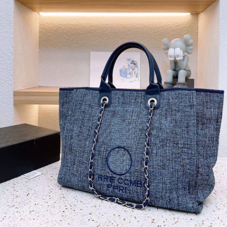 Glam Pearl Canvas Tote