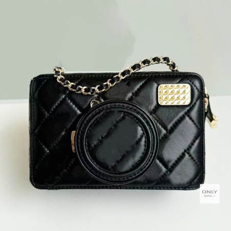 Vintage Glam Lambskin Mini Shoulder Bag