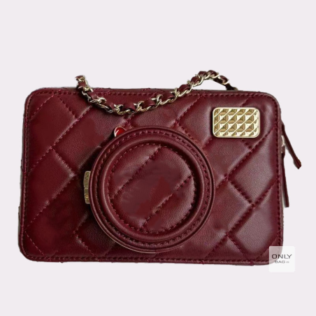 Vintage Glam Lambskin Mini Shoulder Bag