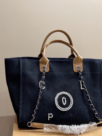 Chanel Deauville Bag: 2024 Designer Denim Beach Tote 🌟