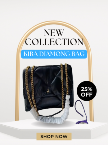 Kira Diamond Bag: 2024 Dkira’s New Clamshell Calfskin Shoulder & Crossbody Bag