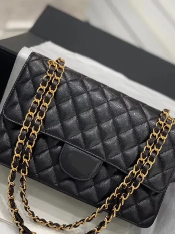 Chanel Classic Flap Bag: Elegant Sheepskin Crossbody